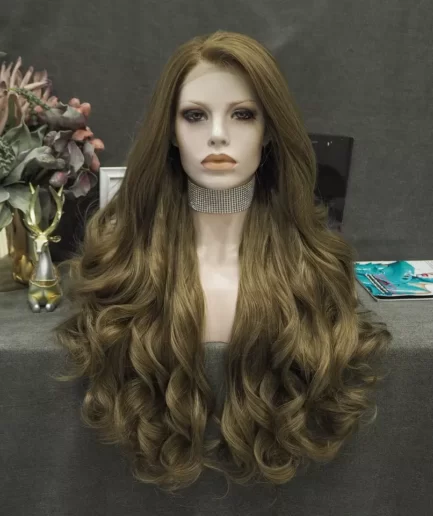 Perruque synthétique Luxe Premium (S.P Luxe), water wave Long 28 pouces