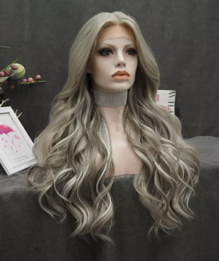 Perruque Synthétique Premium Luxe (S.P Luxe) T-part Highlight Blond 26 Pouces